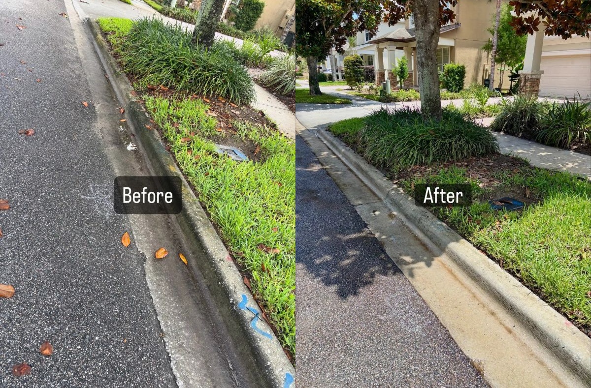 Before pressure washing 1