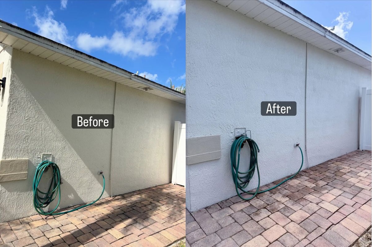 Before pressure washing 1