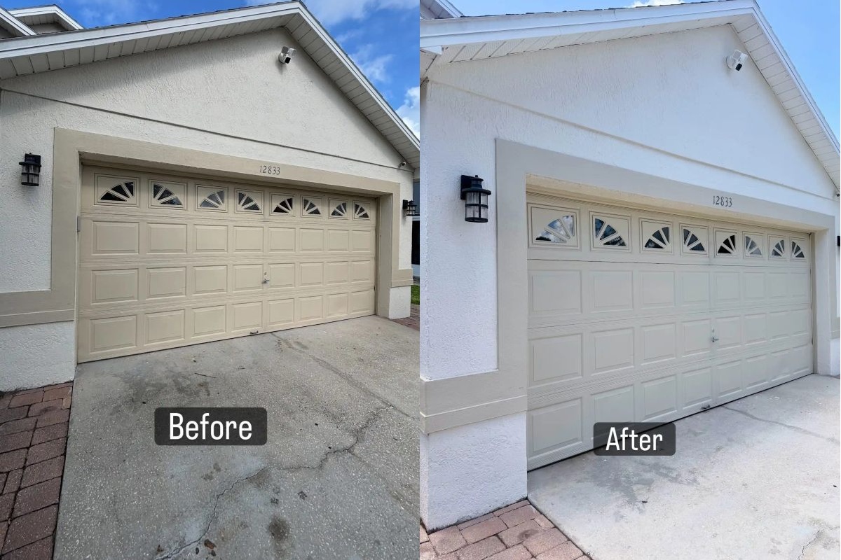 Before pressure washing 1